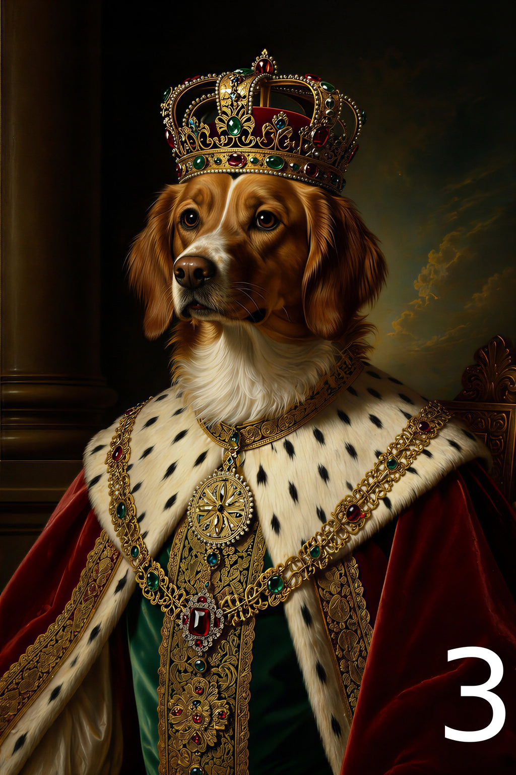 Portret Królewski w ramce