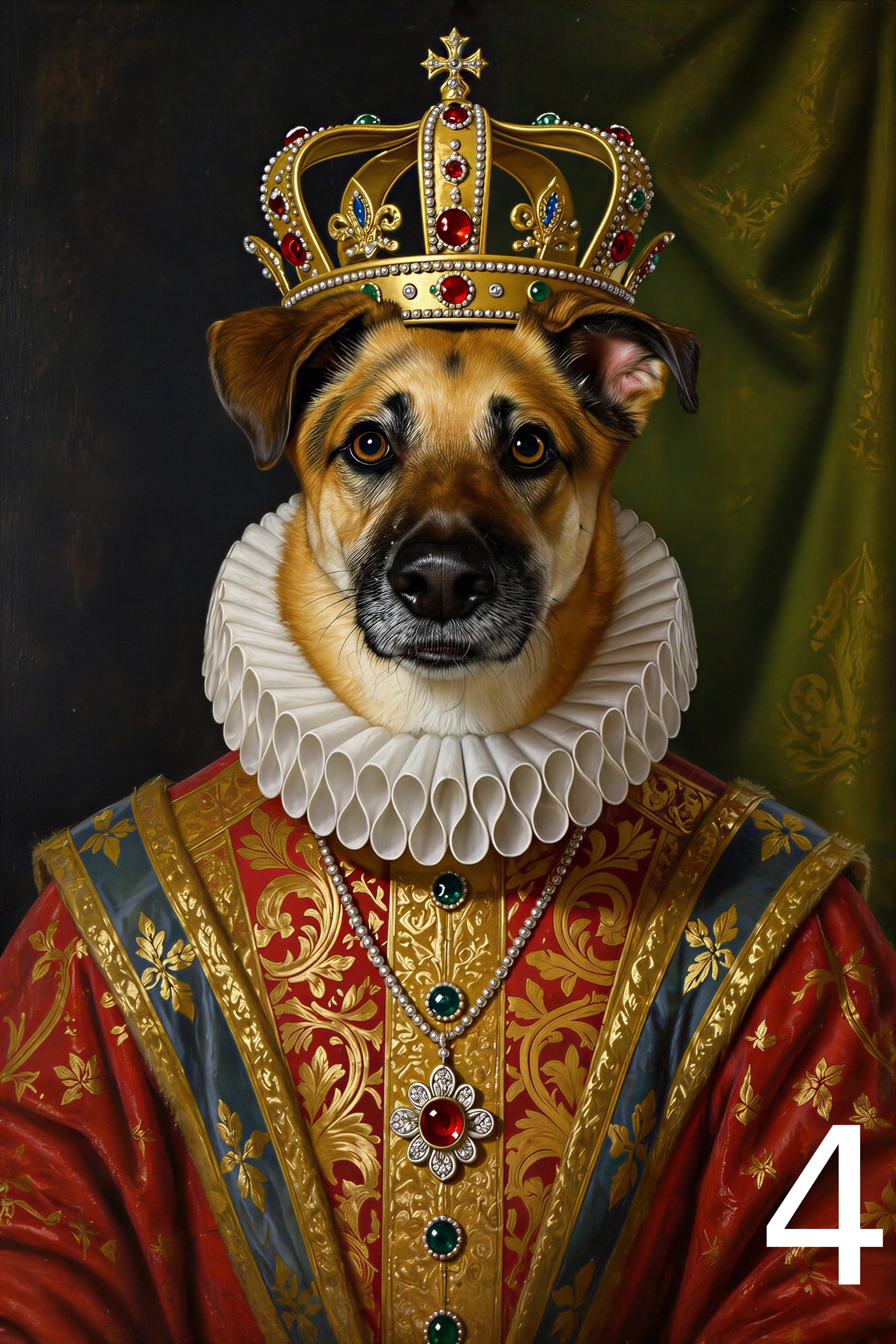Portret Królewski w ramce