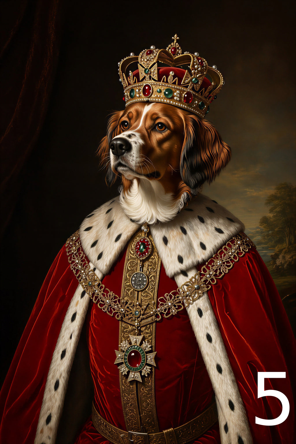 Portret Królewski w ramce