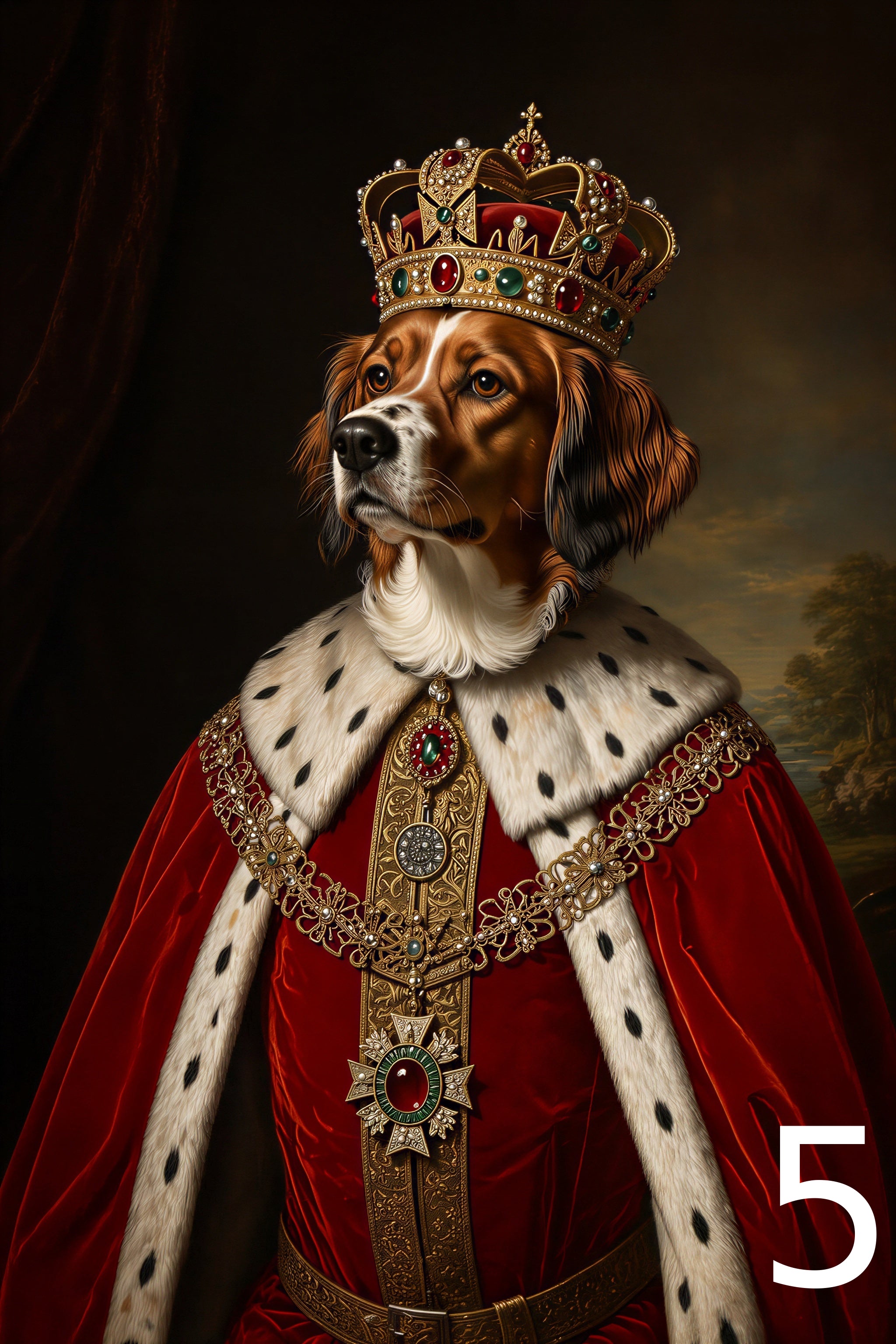Portret Królewski w ramce