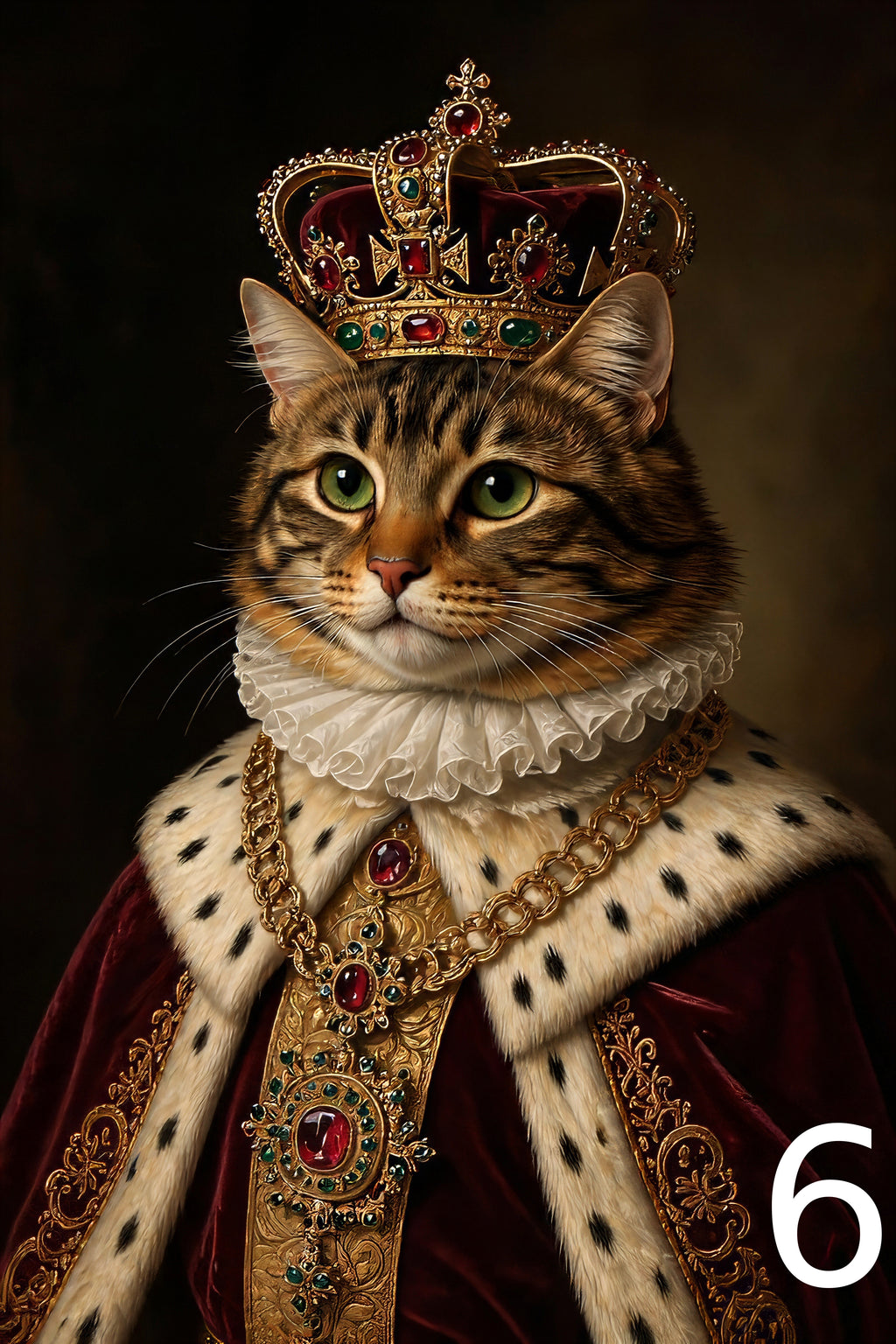 Portret Królewski w ramce