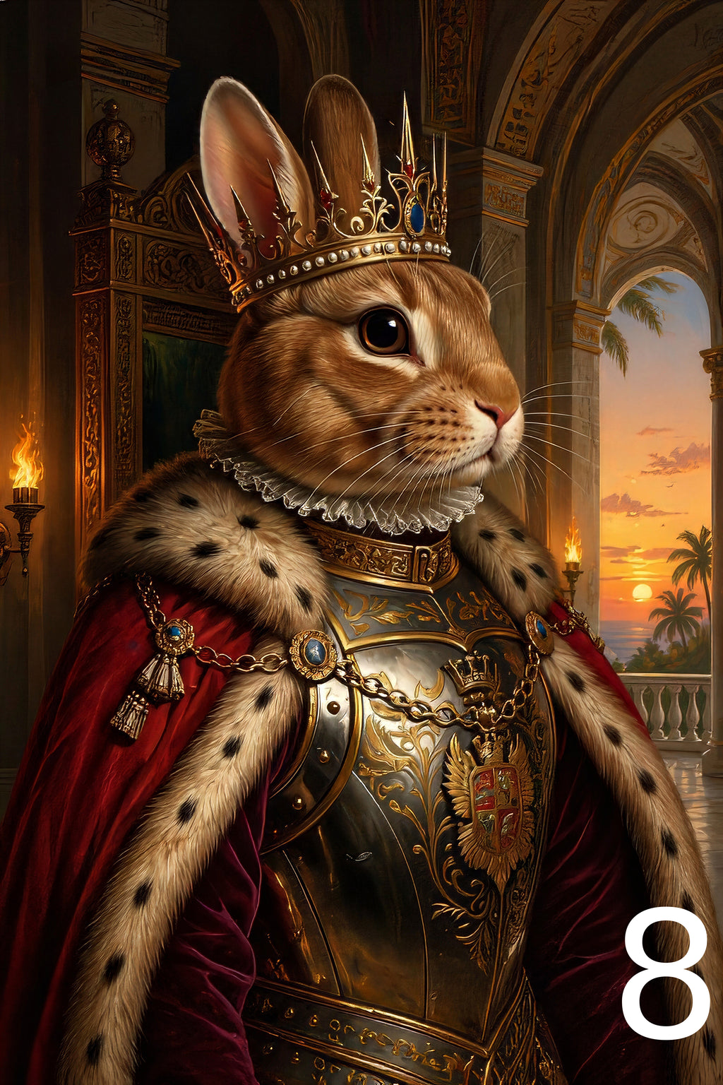 Portret Królewski w ramce